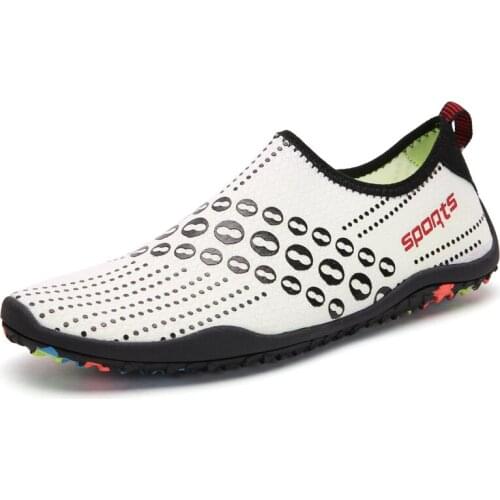 Women Men Water Shoes Swimming Upstream Shoes Lightweight Stretch Fabric Breathable Couple Wading Shoes Unisex Aqua Shoes