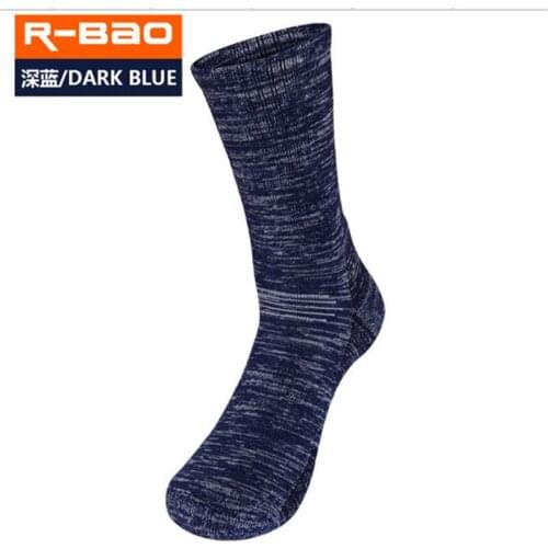 Skiing Socks Men Women (3 Pairs/lot) R-BAO RB3320 Cotton Sports Socks Warm Outdoor Hiking Climbing Socks