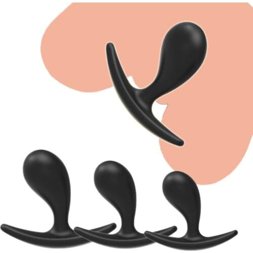 Small Silicone 3 Sizes Anal Sex Toys for Beginners Men and Women Sex Shop G Spot Butt Plug Prostate Massager Buttplug Erotic Toy