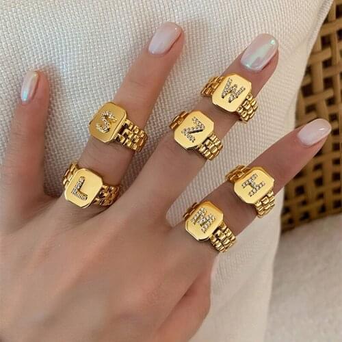 MOFLO Women's Gold Rings