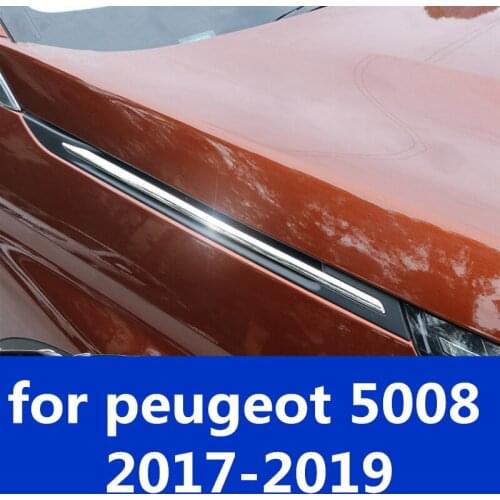 Frame fender body side decoration patch Car Side Air Flow Vent Blade type leaf board Air outlet for peugeot 5008 2017-2019