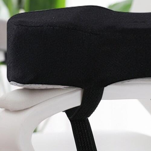 2Pcs Chair Armrest Pad Memory Foam Thick Elbow Pillow Anti-Slip Office Chair