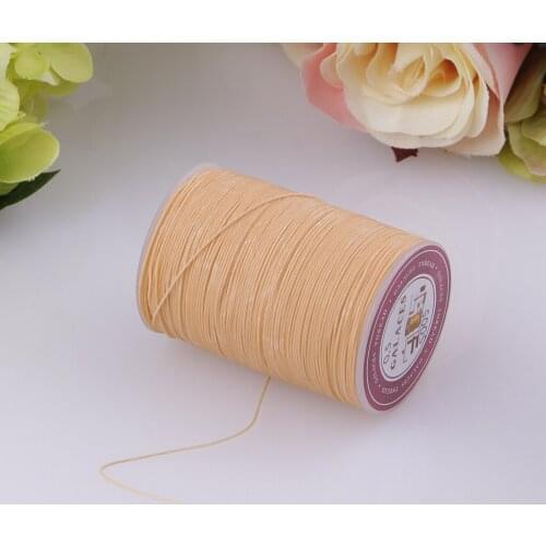 Durable Waxed Thread 0.5mm 130meters Polyester Cord Sewing Stitching Leather Craft Bracelet