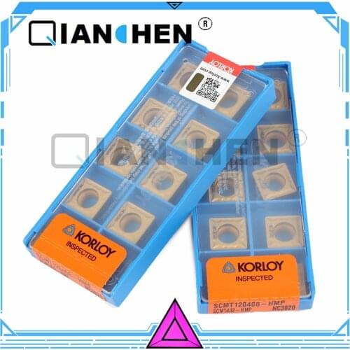 Original KORLOY SCMT120408-HMP NC3020 (10pcs/lot) Cutting Tools Insert Internal Turning Tool Hard Alloy Ashley