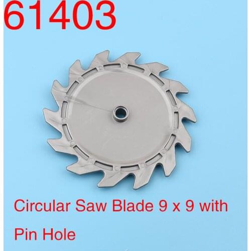 2pcs 61403 high-tech building block circular saw blade 9 x 9 with pinhole diameter fittings connecting piece parts toys