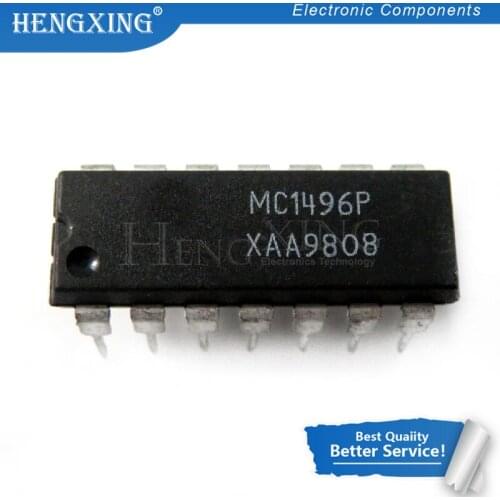 10pcs/lot MC1496P MC1496 DIP-14 balanced modem In Stock