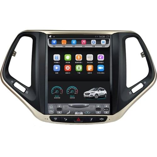 2014-2017 Cherokee 10.4 inch Vertical touch Screen Android Car GPS Navigation with multimedia Bluetooth Wifi