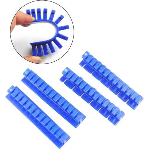 4pcs Blue Car Paintless Dent Repair Puller Tabs Dents Removal Holder Kit Large Area Repairing Dent Tools