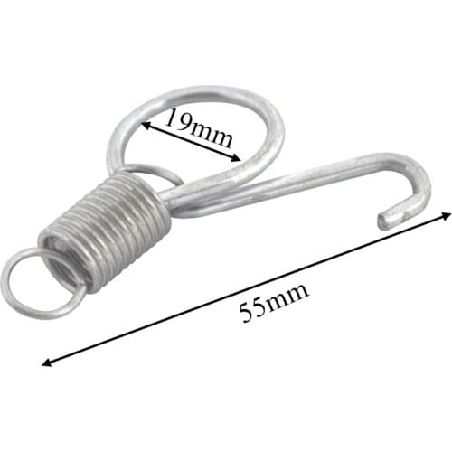 5.5cm Cage Spring Latches lock for Rabbit Cages Doors with hook zinc plating