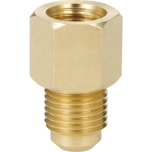 R134A Refrigerant Tank/Vacuum Pump Adapter to R12 Fitting Adapter 1/2inch Female to 1/4inch Male