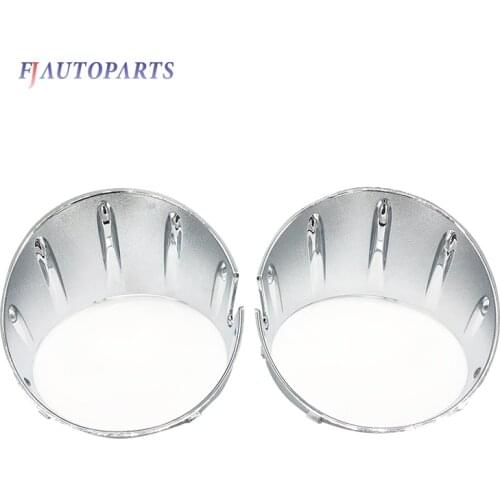 For MINI Cooper R55 R56 R57 R58 R59 Chrome Fog Light Lamp Cover Front Bumper Ring Trim 51117248791 51117248792