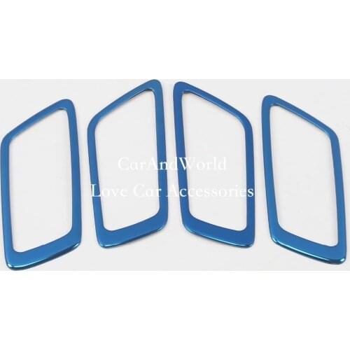 For Toyota C-HR CHR 2017 2018 Interior door bowl Handle cover Mouldings Stainless Steel Sticker trim Car-Styling accessories