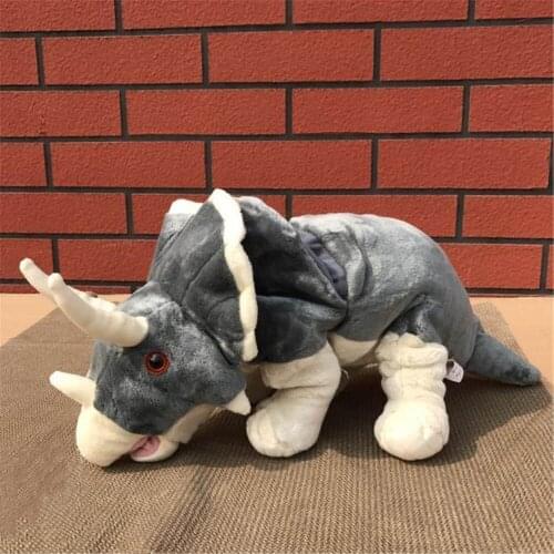 Fancytrader 40cm Plush Dinosaur Triceratops Toys Fluffy Animals Doll for Kids Gifts