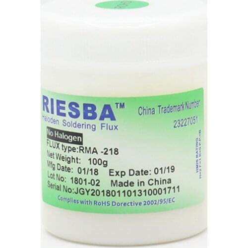 RIESBA RMA-218 100g BGA Solder Flux for SMT Reballing or welding chip
