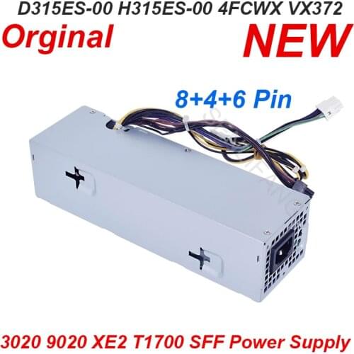 New PSU For Dell OptiPlex 3020 9020 XE2 T1700 SFF 315W Power Supply D315ES001L H315ES-00 4FCWX 04FCWX