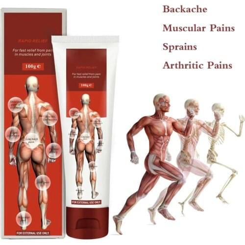 100g Chinese Massage Cream Relief Pain In Muscles and Joints Muscle Pain Ointment Essential Oil Muscle Pain Injured Plaster Care