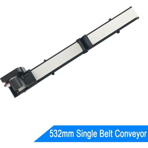 Belt Conveyor 532mm Fiber PU Belt Built DC Motor Linearly Speed 55mm/s Vending Machine
