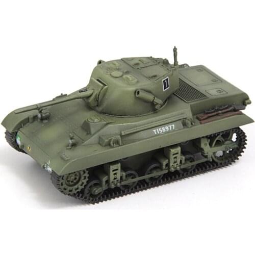 Diecast 1:72 Scale 1944 British 6th Armored Reconnaissance Regiment M22 Cicada Tank Vehicle Model Toy Collection Display Gift