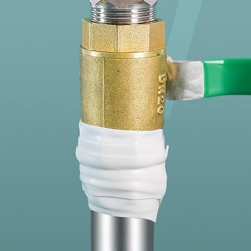 Multi Purpose Strong Waterproof Tape Metal Pipe Faucets Block Leaky Tape 1M Well Sealing Paste Stop Water Adhesive Tape