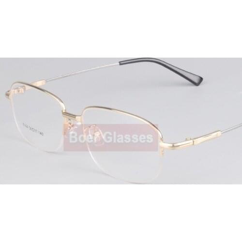 Opeco Memory Titanium Male Eyeglasses Men Frames Half Rim Eye Glasses Myopia Spectacle Optical Prescription Eyewear #8144