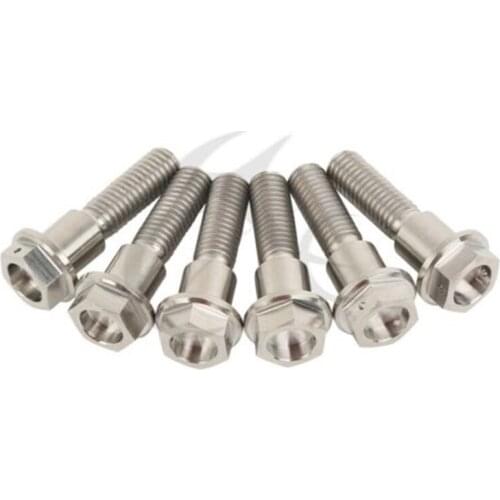 New 6x Titanium M8 x 33mm Disc Brake Rotor Bolts For Suzuki GSXR GSX-R Models Motorcycle