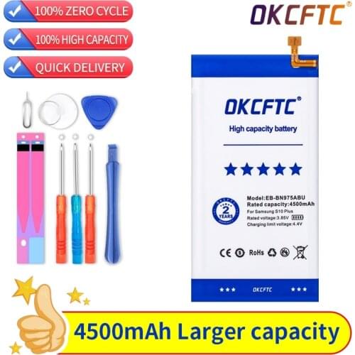 Original Battery EB-BG975ABU For Samsung Galaxy S10 Plus S10+ SM-G975F/DS SM-G975U G975W G9750 4500mAh