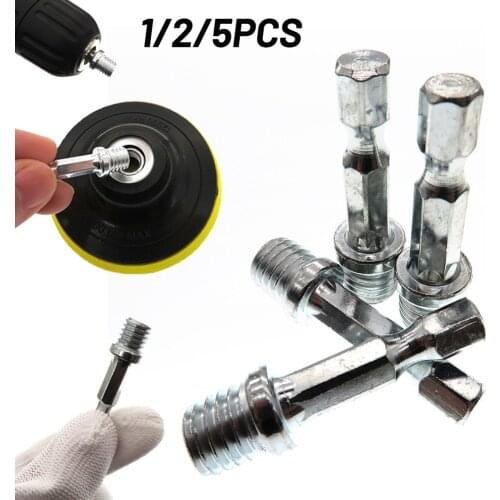 1/4 Hexagon Connecting Rod Adapter Drill Chuck M10 Polishing Disc Connectin Power Tool Extension Rod Flexible Shaft