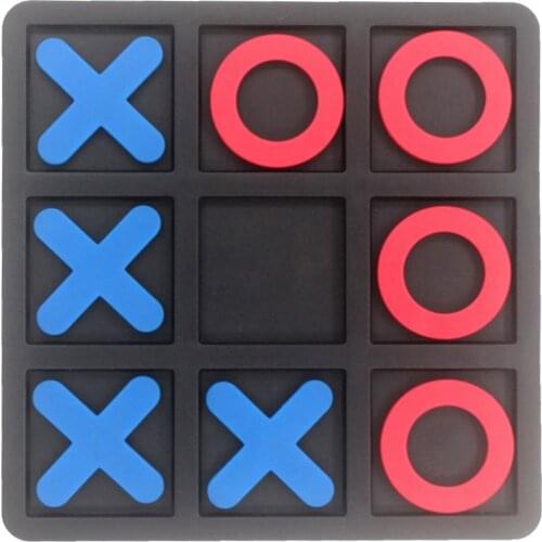 Plastic Tic-Tac-Toe Game Brain Teaser Puzzle Board Game for Adult & Kids Gift Table Game Home Decor