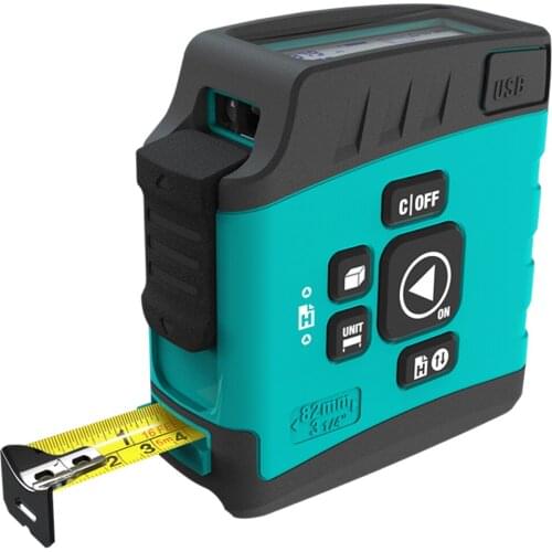 Mileseey Portable Laser Distance Meter Laser Rangefinder High-precision Digital Display Laser Tape Range Finder Measuring Tool