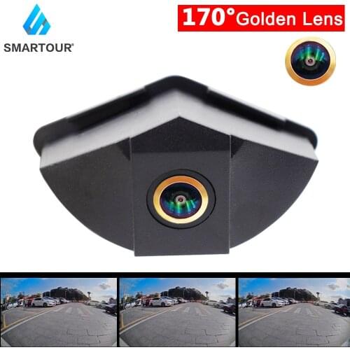 Smartour HD 180deg fisheye car front brand logo camera for Mercedes-Benz Big Logo Front View Camera Front view positive CVBS