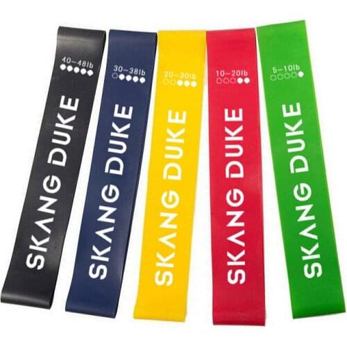 Gym Workout Equipment 0.35mm-1.1mm Fitness Resistance Bands Set for Yoga Stretch Pull Up Assist Bands Crossfit Exercise Training