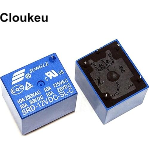 SRD-12VDC-SL-C 10A Relay DIP5