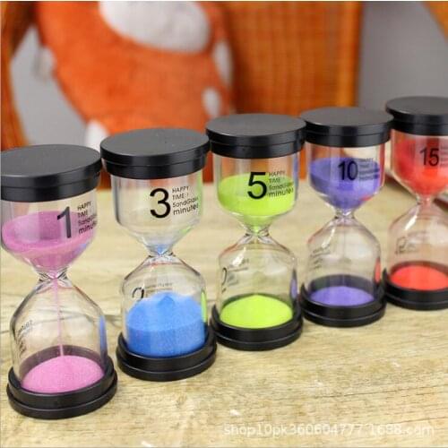 1 3 5 10 15 20 25 30 45 60minute UNBreak Hourglasses Timer Gift Decoration A112