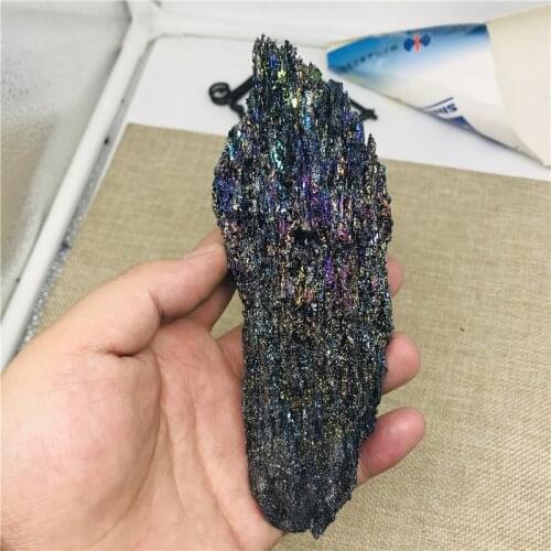 100-200g Stunning Rough Rainbow Carborundum Silicon Carbide Mineral Specimen