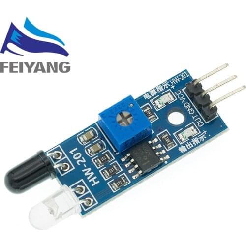 100PCS IR Infrared Obstacle Avoidance Sensor Module Smart Car Robot 3-wire Reflective Photoelectric