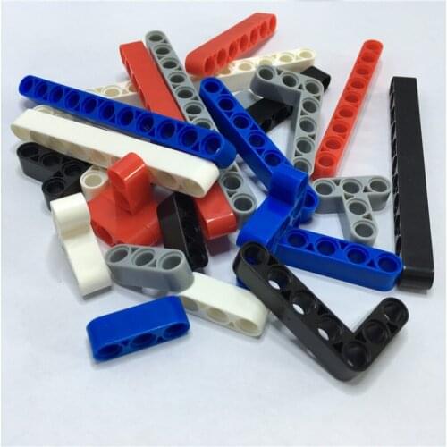 100pcs Bulk Parts High-tech Bricks Liftarm Huller Mechanical Straight Beam 1x3 Holes Building Blocks MOC Toys for Children 32523