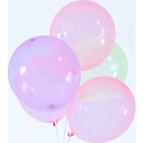 100pcs 12inch no wrinkle Crystal Latex Balloon Wedding Party Decor Clear Helium Ballon Birthday decoration Baby Shower Air Glbos