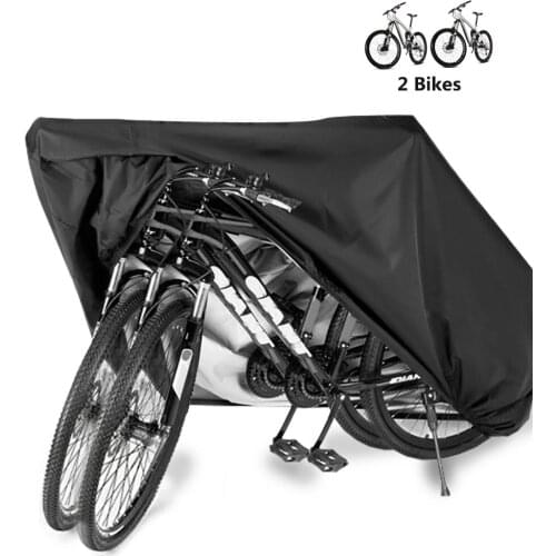 2Pcs/Set Waterproof Bike Cover Outdoor Bycicle Cover Rain Tarpaulin Bicycle Outdoor Oxford Bike Tent Protective Sleeve Cycling