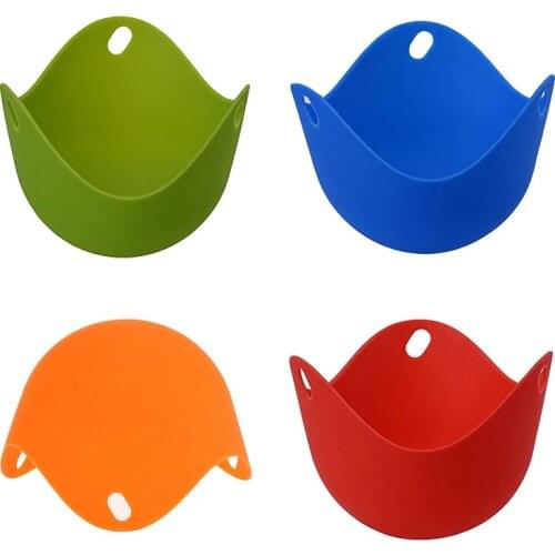 5pcs Silicone Egg Poacher Poaching Pods Egg Mold Bowl Rings Cooker Boiler Kitchen Cooking Accessories Pancake Maker Dropshipping
