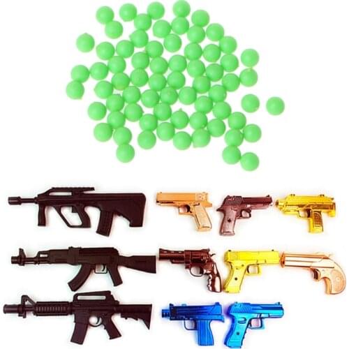 800pcs 6mm Medium Stiff Bb Gun Paintball Toy Pistol Sniper Bullets Ball Kids Toy