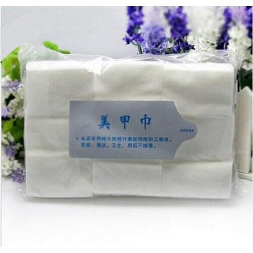 900PCS Nail Polish Remover Nail Wipes Bath Manicure Gel Lint-Free Wipes 100%Cotton Napkins For Nails Nail art Tool
