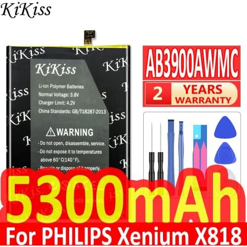 AB3900AWMC 5300mAh For PHILIPS X818 Xenium CTX818 Smart Phone High Capacity Battery