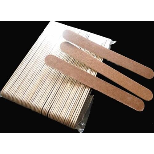 Free Shipping 50 PCS wooden emery board Wood nail Files brown nail file Manicure tool 180/180