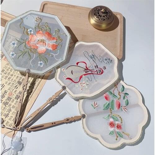 5 pcs Spanish White Wood Folding Hand Fan Party Favor Gift Wedding Prom Dance Fan Free Shipping