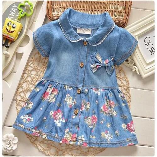Джинсовые платья для малышек DIIMUU China At AliExpress