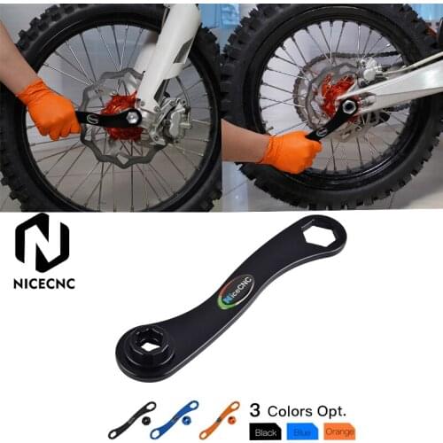 For KTM 690-1290 Adventure DUKE LC4 SUPERMOTO 1998-2021 Front Rear Axle Wrench Spanner For KTM EXC EXCF XC XCW XCF SX 1998-2021