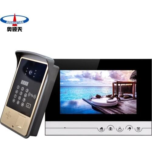 Video doorbell home high-definition wired smart fingerprint unlocking video surveillance video intercom access control system