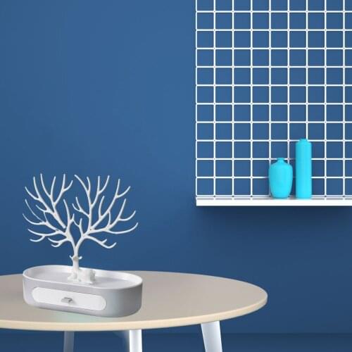 Creative Jewelry Antlers Tree Stand Organizer Necklace Ring Earring Holder Show Rack Plate