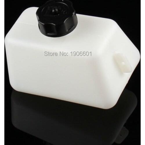 New White 1L Gas Fuel Tank Oiler for 2 Stroke 43cc 47cc 49cc Mini Scooter Quad Dirt Pocket Bike ATV Scooter