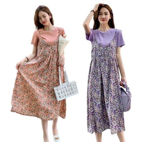 Maternity Dress Summer Maternity Dress Cotton Short Sleeve Maternity Dress Comfortable Maternity Dress